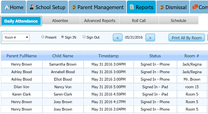 QManager Detailed Database with complete bio-data of parents and children for school dismissal